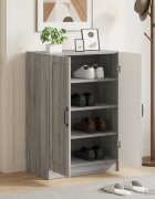 vidaXL Шкаф за обувки UTRECHT 595 x 395 x 87 см Инженерна дървесина
