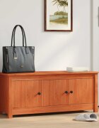 vidaXL Шкаф за обувки Восъчен Кафяв 110 x 38 x 455 см