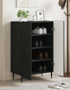 vidaXL Шкаф за обувки ZWOLLE 595 x 395 x 915 см Инженерна дървесина