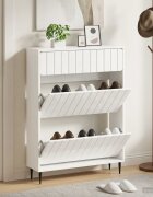 vidaXL Шкаф за обувки ZWOLLE 78 x 24 x 103 см Инженерна дървесина