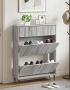vidaXL Шкаф за обувки ZWOLLE 78 x 24 x 103 см Инженерна дървесина