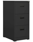 vidaXL Шкаф за папки антрацит 46x62x1025 cм стомана