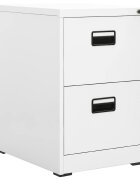vidaXL Шкаф за папки бял 46x62x725 cм стомана