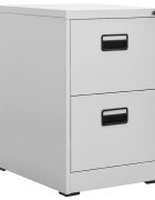 vidaXL Шкаф за папки сив 46x62x725 cм стомана