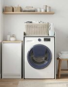 vidaXL Шкаф за пералня Бетон 675 x 48 x 97 см Инженерна дървесина