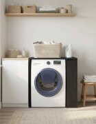 vidaXL Шкаф за пералня Черния дъб 87 x 60 x 89 см Инженерна дървесина