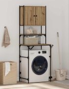vidaXL Шкаф за пералня Дъб артизан 68 x 485 x 194 см