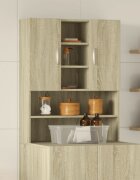 vidaXL Шкаф за пералня дъб сонома 705x24x90 см