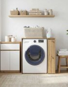 vidaXL Шкаф за пералня със съхранение Дъб артизан 87 x 60 x 89 см