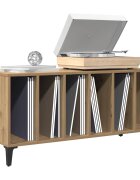 vidaXL Шкаф за плочи Artisan Oak 100x38x48 cm Инженерна дървесина