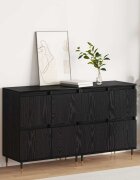 vidaXL Шкаф за съхранение 2 бр. Черния дъб 60 x 35 x 70 cm