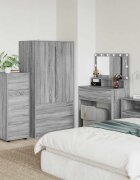 vidaXL Шкаф за съхранение 40 x 48 x 105 см Инженерна дървесина