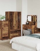 vidaXL Шкаф за съхранение 40 x 48 x 105 см Инженерна дървесина