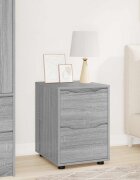 vidaXL Шкаф за съхранение 40 x 48 x 57 см Инженерна дървесина