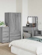 vidaXL Шкаф за съхранение 40 x 48 x 81 см Инженерна дървесина
