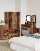 vidaXL Шкаф за съхранение 40 x 48 x 81 см Инженерна дървесина
