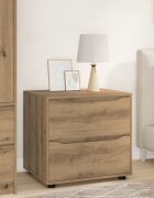 vidaXL Шкаф за съхранение 60 x 48 x 57 см Инженерна дървесина Дъб