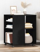 vidaXL Шкаф за съхранение 60 x 53 x 725 см Инженерна дървесина