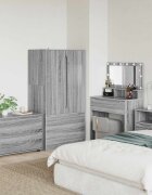 vidaXL Шкаф за съхранение 80 x 48 x 57 см Инженерна дървесина