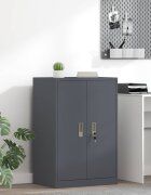 vidaXL Шкаф за съхранение Антрацит 60 x 40 x 90 cm Стомана