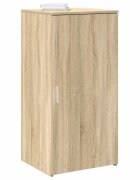 vidaXL Шкаф за съхранение дъб сонома 50x45x1035 см инженерно дърво