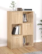 vidaXL Шкаф за съхранение дъб сонома 60x295x90 см инженерно дърво