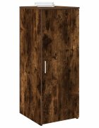 vidaXL Шкаф за съхранение опушен дъб 40x45x1035 см инженерно дърво