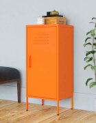 vidaXL Шкаф за съхранение оранжев 425x35x1015 см стомана