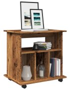 vidaXL Шкаф за търкаляне от старо дърво 60x45x60cm Инженерна дървесина