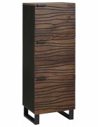 vidaXL Шкафче Кафяво 40 x 33 x 110 см мангово дърво масив