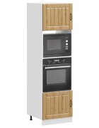 vidaXL Шкафове за фурна 2 бр. "Lucca" дъб Artisan инженерна дървесина