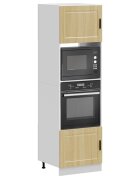 vidaXL Шкафове за фурна 2 бр Porto дъб сонома инженерно дърво