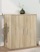 vidaXL Шкафове за обувки 2 бр дъб сонома 32x35x70 см ПДЧ