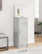 vidaXL Шкафове за обувки 32 x 35 x 92 см Бетонно сиво