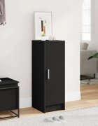 vidaXL Шкафове за обувки 32 x 35 x 92 см Черно 6 отделения за обувки