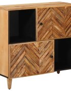 vidaXL Шкафове за съхранение Кафяво 80 x 335 x 75 см