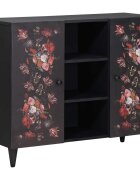 vidaXL Шкафове за съхранение с врата Многоцветен 90 x 335 x 75 см