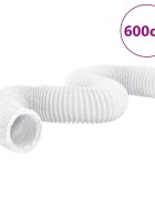 vidaXL Шлаух за въздуховод PVC 6 м Ø20 см