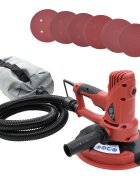 vidaXL Шлайф за гипсокартон с вакуумна функция 710 W