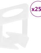 vidaXL Щипки за нивелиране на плочки 250 бр 2 мм