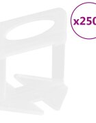 vidaXL Щипки за нивелиране на плочки 2500 бр 1 мм