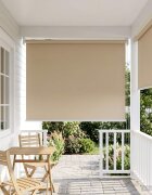 vidaXL Щора за открито с UV защита Бежово 100 x 230 см (Ш x В)