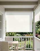 vidaXL Щора за открито с UV защита Бяло 100 x 230 см (Ш x В) Полиестер