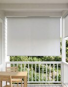 vidaXL Щора за открито с UV защита Бяло 100 x 230 см (Ш x В) Полиестер