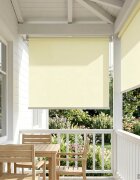 vidaXL Щора за открито с UV защита Кремаво 100 x 230 см (Ш x В)