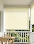 vidaXL Щора за открито с UV защита Кремаво 100 x 230 см (Ш x В)