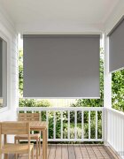 vidaXL Щора за открито с UV защита Светлосиво 100 x 230 см (Ш x В)