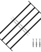 vidaXL Сигурност за прозорец 115 x 60 см Поцинкована стомана