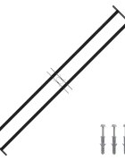 vidaXL Сигурност за прозорец 176 x 30 см Поцинкована стомана