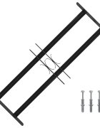 vidaXL Сигурност за прозорец 76 x 30 см Поцинкована стомана